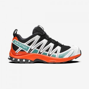 Basket Salomon XA PRO 3D Homme Noir Rouge Orange | ADKOB-4675