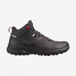 Botte Randonnée Salomon ODYSSEY MID GTX Homme Noir | TEHQX-6509