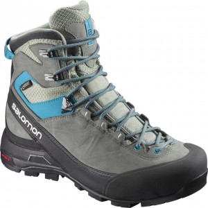 Botte Randonnée Salomon X ALP MTN GTX W Homme Grise Noir | ROVPY-7014