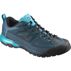 Botte Randonnée Salomon X ALP SPRY W Homme Bleu Foncé Noir | MAEPL-6538