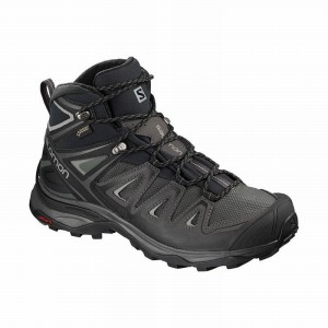 Botte Randonnée Salomon X ULTRA 3 MID GORE-TEX Femme Noir | HJEUG-3579