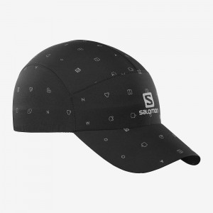 Casquettes Salomon REFLECTIVE Homme Noir | ZVENW-7210