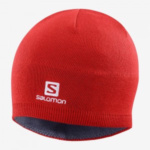 Chapeaux Salomon RS WARM Homme Rouge | JEBQX-3194