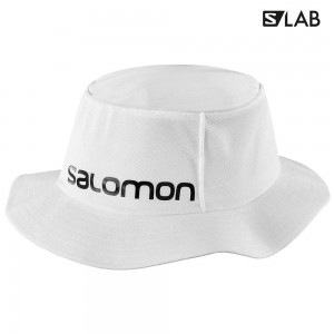 Chapeaux Salomon S/LAB SPEED BOB Homme Blanche | MNCOL-8259