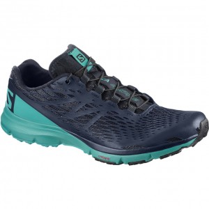 Chaussure Running Salomon XA AMPHIB W Femme Turquoise Bleu Marine | KQRIE-9578