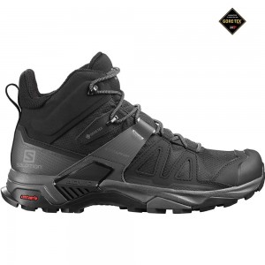 Chaussure Running Salomon X ULTRA 4 MID GORE-TEX Homme Noir | MFGWU-8294