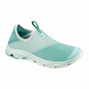 Chaussure Trail Running Salomon RX MOC 4.0 W Femme Turquoise Blanche | NEQXC-8760