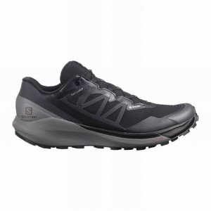 Chaussure Trail Running Salomon SENSE RIDE 4 GORE-TEX INVISIBLE FIT Homme Noir | AHBWP-3528