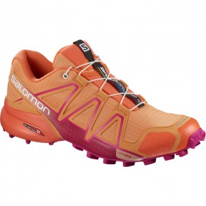 Chaussure Trail Running Salomon SPEEDCROSS 4 W Femme Orange | RBXMH-2387