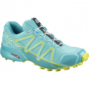 Chaussure Trail Running Salomon SPEEDCROSS 4 W Femme Turquoise Clair | BRIGC-6952