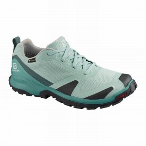 Chaussure Trail Running Salomon XA COLLIDER GTX W Femme Turquoise | RNSWA-7064