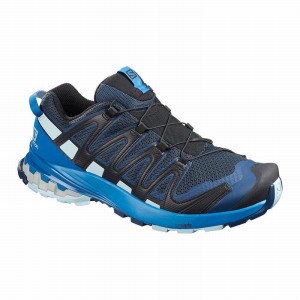 Chaussure Trail Running Salomon XA PRO 3D V8 Homme Bleu Royal | MHOFC-4513