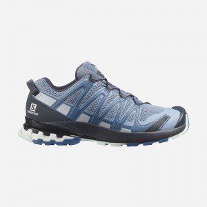 Chaussure Trail Running Salomon XA PRO 3D V8 Femme Bleu | QBHAD-9170