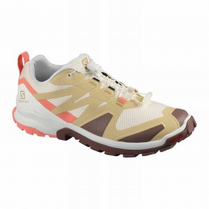 Chaussure Trail Running Salomon XA ROGG W Femme Beige Kaki | INUXV-3056