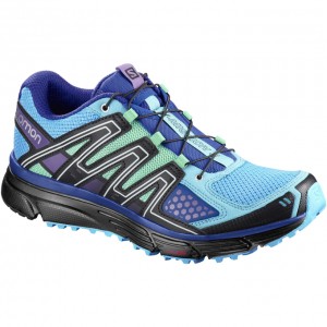 Chaussure Trail Running Salomon X-MISSION 3 W Femme Bleu Bleu Clair | WYSFA-8721