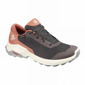 Chaussure de Randonnée Salomon X REVEAL GORE-TEX Femme Chocolat | HOTMV-6395