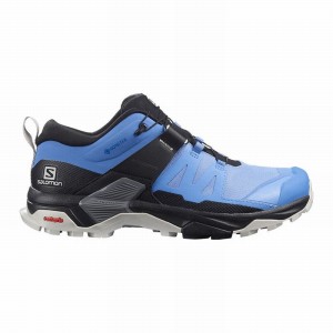 Chaussure de Randonnée Salomon X ULTRA 4 GORE-TEX Femme Bleu Noir | IDBFT-0812