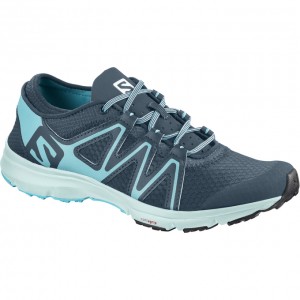 Chaussures D'eau Salomon CROSSAMPHIBIAN SWIFT W Femme Turquoise Clair Bleu Marine | RUWZX-8237