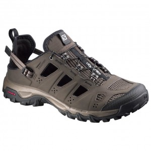 Chaussures D'eau Salomon EVASION CABRIO Homme Marron Noir | UZPNO-7531