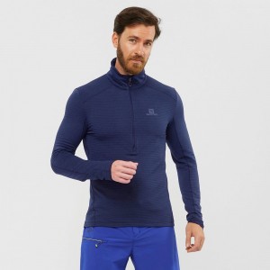 Couches Intermédiaires Salomon OUTLINE Homme Bleu Marine | PHUZF-1608