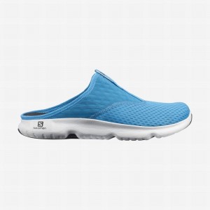 Sandale Salomon REELAX SLIDE 5.0 Homme Bleu Blanche | NAZMF-4203