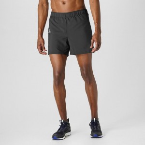 Short Salomon AGILE 5 RUNNING Homme Noir | ABDOS-9801