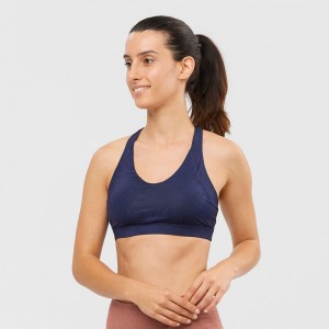 Soutien-Gorge Salomon COMET W Sport Femme Bleu Marine | SLWBP-2491