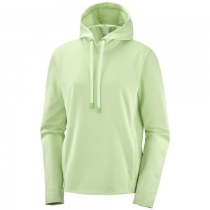 Sweat a Capuche Salomon COMET MID W Femme Lightgreen | NBGKW-3297