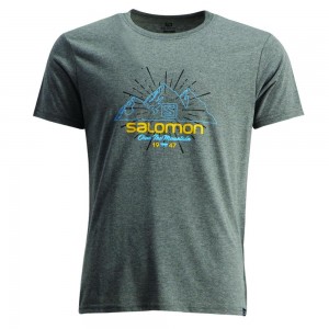 T Shirts Salomon ATLAS SS B Enfant Noir | PRUYA-2015