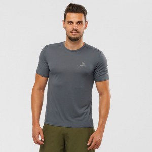 T Shirts Salomon XA TRAIL Short Sleeve Homme Noir | OBGTN-0143