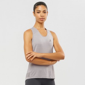Tank Salomon XA W Femme Grise | NPKIL-3190