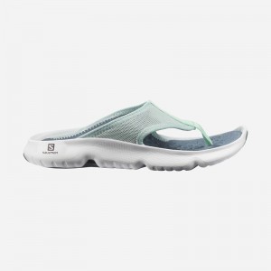 Tong Salomon REELAX BREAK 5.0 Femme Bleu Blanche | YTOGC-6320