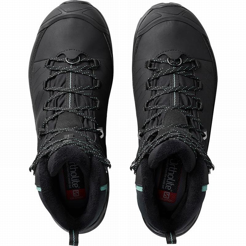 Botte Hiver Salomon X ULTRA MID CS WP W Femme Noir | DLTJX-4728