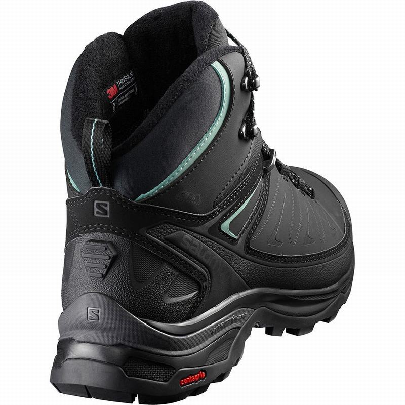 Botte Hiver Salomon X ULTRA MID CS WP W Femme Noir | DLTJX-4728