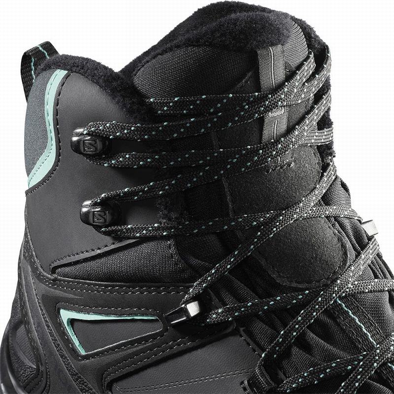 Botte Hiver Salomon X ULTRA MID CS WP W Femme Noir | DLTJX-4728